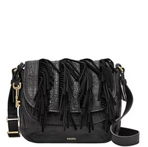 Fossil Peyton fringe crossbody bag